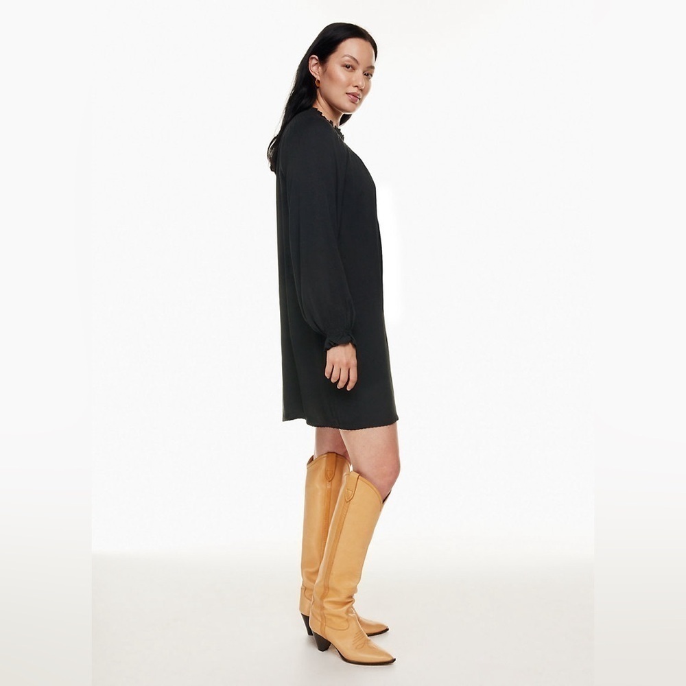 Aritzia Wilfred Molly Mini Dress in Black